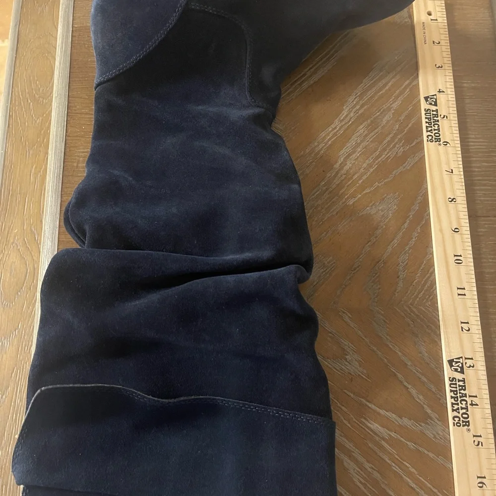 🎉HP🎉Gianni Bini Women's Suede Knee-High Boots Navy- size 8M🎉HP🎉